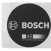 BOSCH Aufkleber Drive Unit 45 Für Die Antriebseinheit -Deutschland Zyklon Rad Verkaufs-Shop 1270015964 7