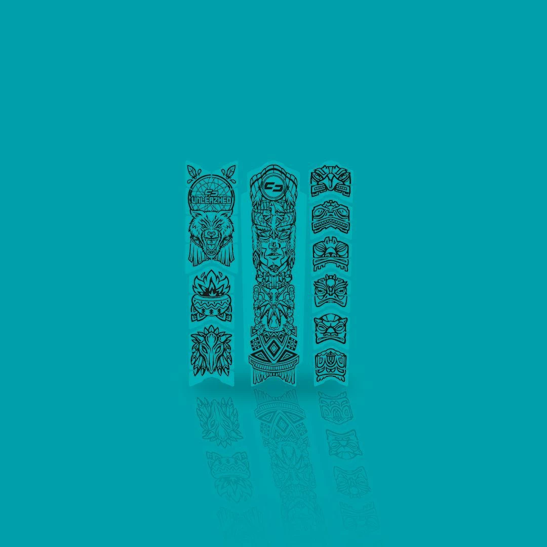 Unleazhed - BP01 Schutzfolie Frame Tatanka Black Glossy S 3 Unleazhed - BP01 Schutzfolie Frame Tatanka Black Glossy S